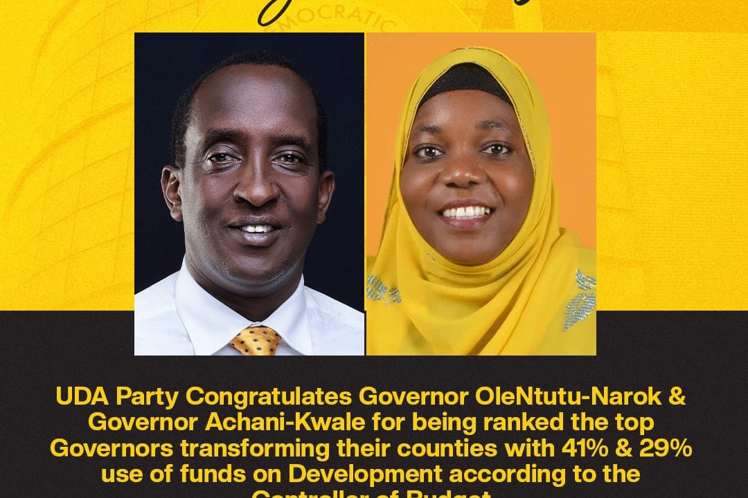 UDA Party Celebrates its elected Governors