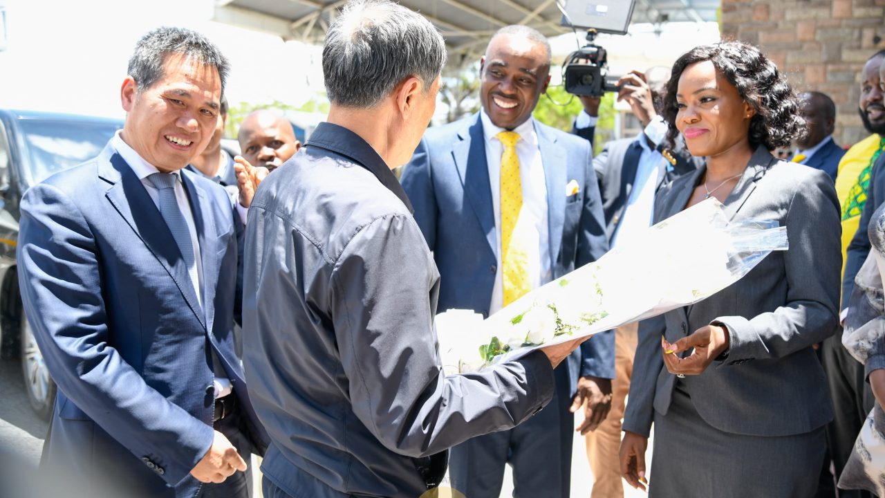 UDA Party receives the Chinese Communist Party(CPC) Delegation at the Jomo-Kenyatta International Airport.