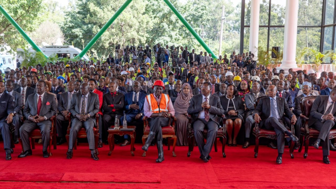 UDA Party Secretary General Sen. Cleophas Malalah joined the Party leader President William Ruto and other senior Government officials in a momentous ceremony of assenting to the Affordable Housing Bill 2023.