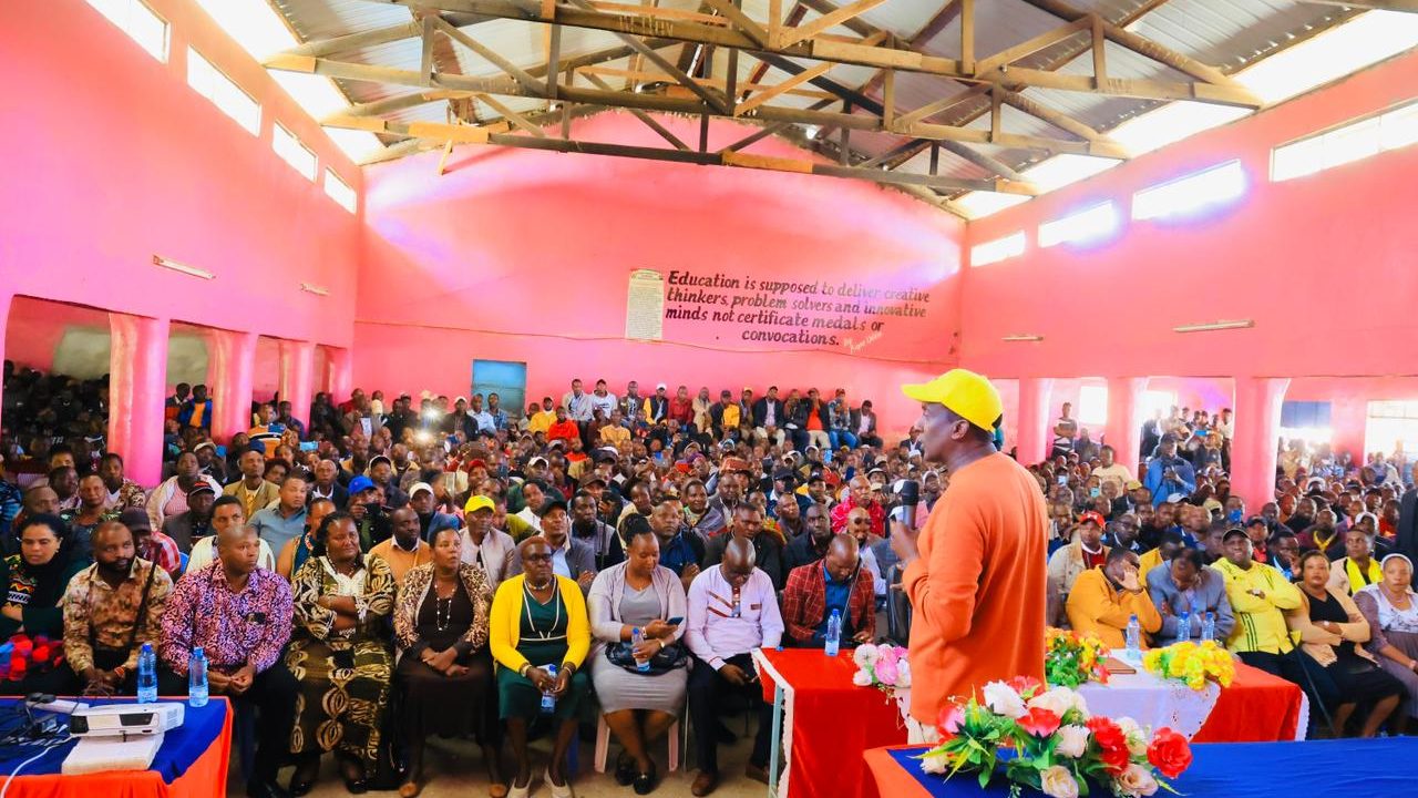 UDA PARTY GRASSROOTS ELECTION 2024.  Narok County Leaders sensitization Workshop- Ololulung’a Boys High School.