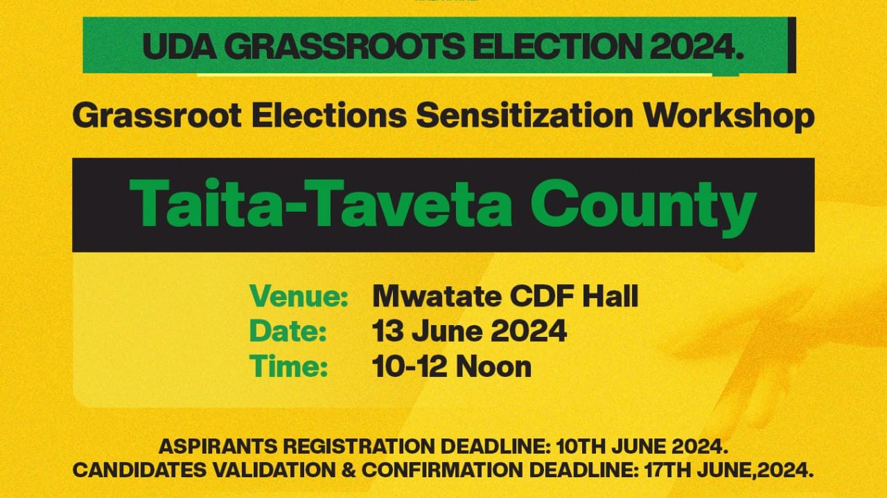 UDA GRASSROOTS ELECTION