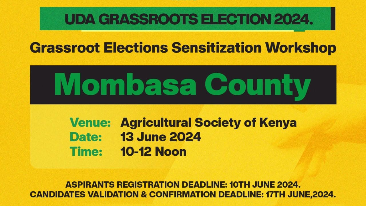 UDA GRASSROOTS ELECTION