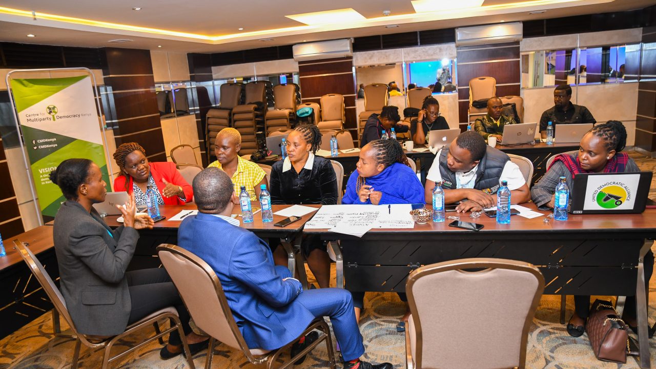 Uda Secretariat officials were today hosted by CMD on the implementation of the party constitution.