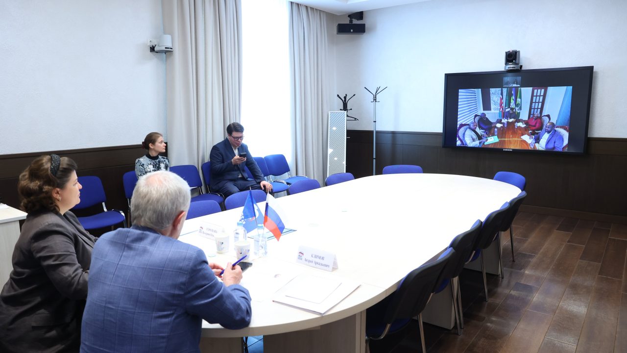 UDA Secretary General, Sen Hassan Omar Hassan Holds Virtual Diplomatic Engagement with United Russia Leadership